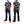 Duke Kahanamoku Men's Cotton Hawaiian Shirt Pineapple Short Sleeve Aloha Shirt DK37811 Navy-Blue