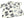 Duke Kahanamoku Men's Cotton Hawaiian Shirt Pineapple Short Sleeve Aloha Shirt DK37811 Off-White