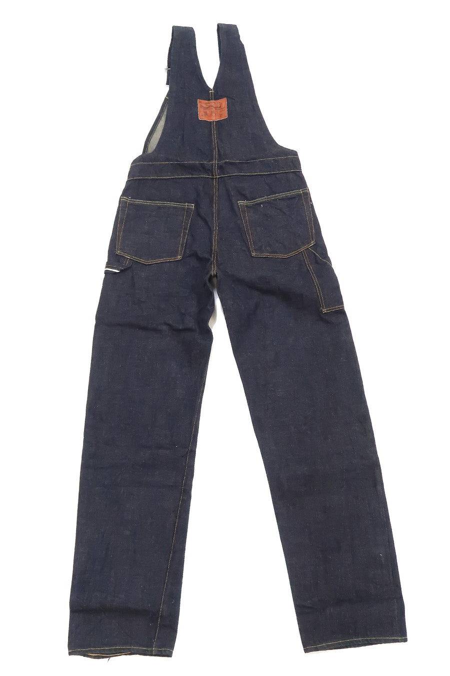 Men Denim Bib Overalls Jeans Loose Jumpsuit with Pocket Pants Work Trousers  Blue