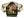 Satori Script Japanese Souvenir Jacket Koi Fish Carp Men's Sukajan GSJR-004 Black/Beige