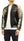 Satori Script Japanese Souvenir Jacket Koi Fish Carp Men's Sukajan GSJR-004 Black/Beige