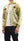 Satori Script Men's Japanese Souvenir Jacket Hawk Sukajan GSJR-018 Beige/Gold