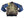 Satori Script Men's Japanese Souvenir Jacket Shoki Sukajan GSJR-019 Charcoal-Gray/Navy