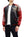 Satori Script Men's Japanese Souvenir Jacket Dragon Embroidered Sukajan GSJR-022 Black/Wine