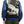 Load image into Gallery viewer, Satori Script Men&#39;s Japanese Souvenir Jacket Wolf with Moon Sukajan GSJR-025 Black/Dark-Blue
