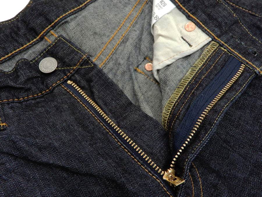 Momotaro Jeans Denim Shorts Men's 10 Oz Jean Shorts with Painted Stripe H1006SPZ