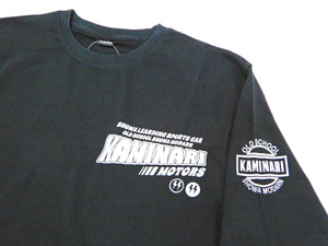 Kaminari T-Shirt Men's Classic Japanese Car Graphic Long Sleeve Tee KMLT-219 Black