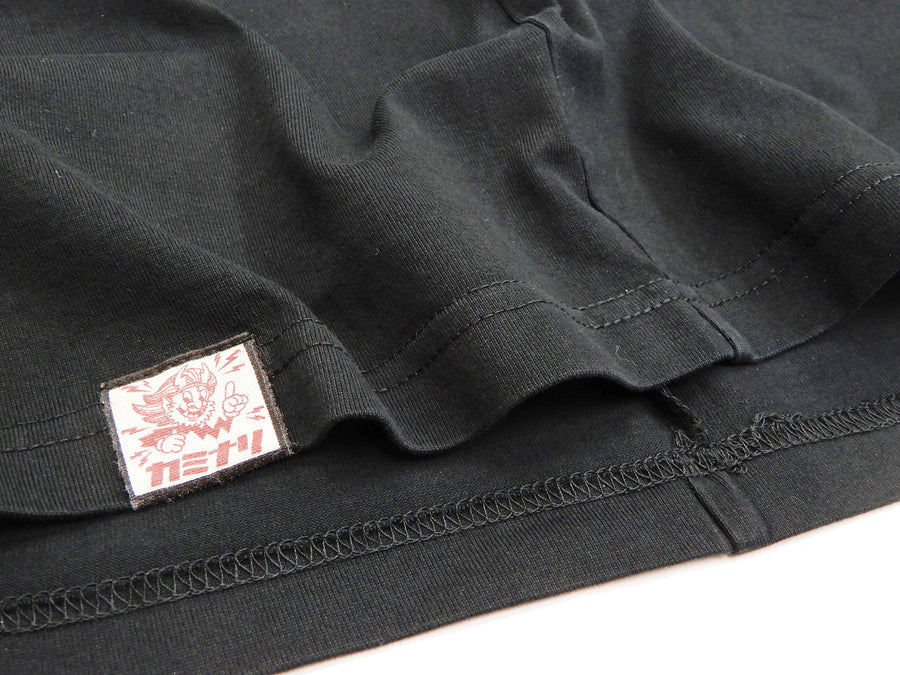 Kaminari T-Shirt Men's Classic Japanese Car Graphic Short Sleeve Tee Efu-Shokai KMT-224 Black