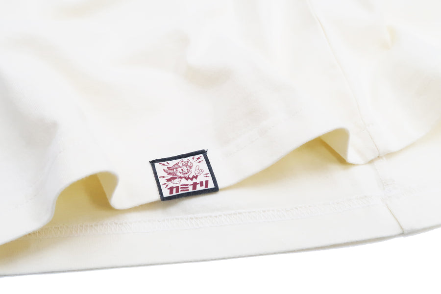 Kaminari T-Shirt Men's Classic Japanese Car Graphic Short Sleeve Tee KMT-230 Off-White