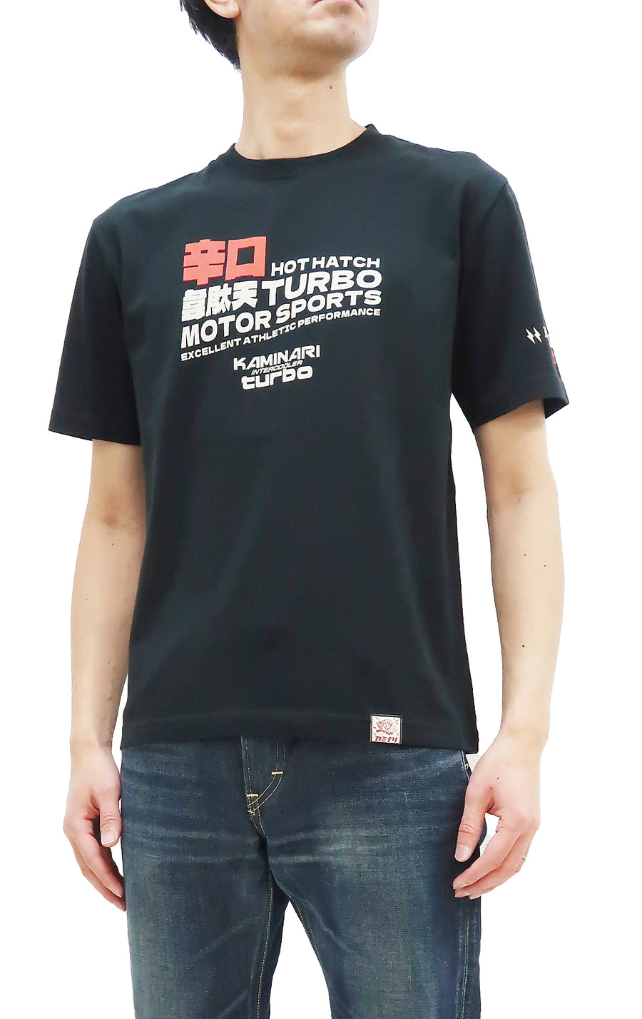 Kaminari T-Shirt Men's Classic Japanese Car Graphic Short Sleeve Tee KMT-231 black