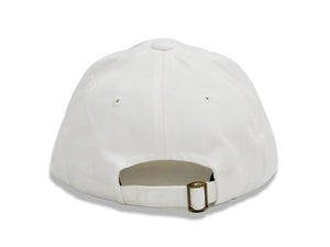 Lee Cap Men's Medium Crown Pre-curved Bill Cotton Twill Hat with Lee Embroidery LA0388-518 White