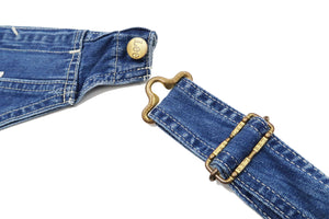 Lee Denim Shoulder Bag Men's Casual Crossbody Bag with Lee Bib Overalls Design LA0562 56 Faded-Denim