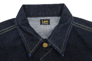 Lee Denim Jacket 101-J Men's Reissue Lee Rider 101J Jacket LM5100 LM5100-500 Rince Indigo-Blue