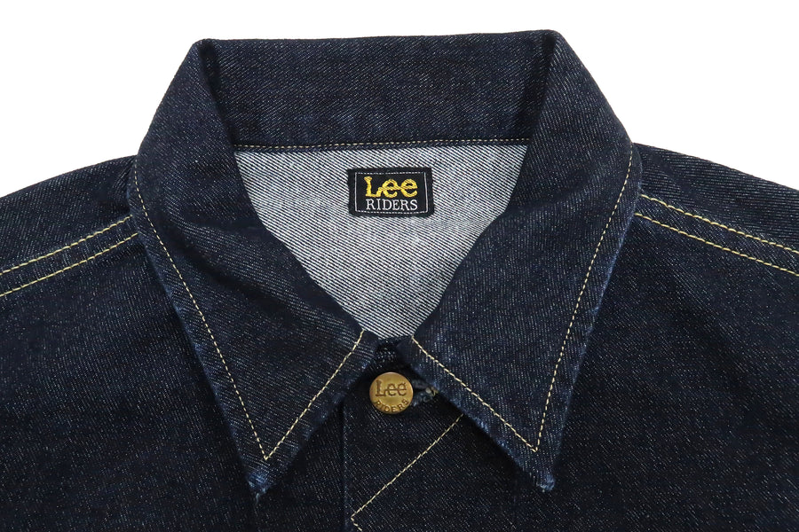 Lee Storm Rider Denim Jacket Made In USA Wool Lined Mens Size 44 Vintage  60-70s - Helia Beer Co