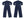 Lee Coverall Men's Reproduction of Union-All Long Sleeve Unlined Coveralls LM7213 LM7213-200 Rince Deep Blue Indigo