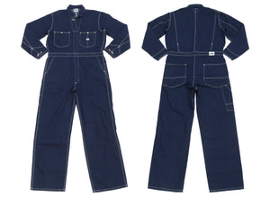 Lee Coverall Men's Reproduction of Union-All Long Sleeve Unlined Coveralls LM7213 LM7213-200 Rince Deep Blue Indigo