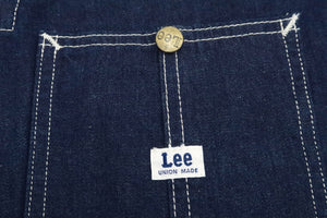 Lee Coverall Men's Reproduction of Union-All Long Sleeve Unlined Coveralls LM7213 LM7213-200 Rince Deep Blue Indigo