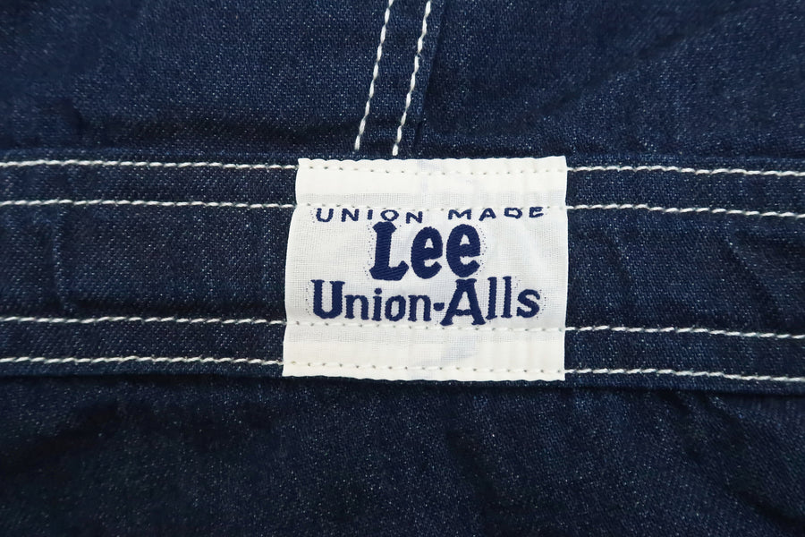 Lee Coverall Men's Reproduction of Union-All Long Sleeve Unlined Coveralls LM7213 LM7213-200 Rince Deep Blue Indigo