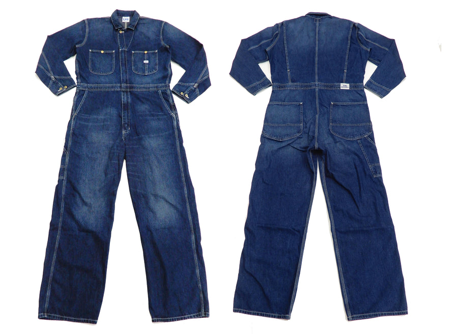 Lee Coverall Men's Reproduction of Union-All Long Sleeve Unlined Coveralls LM7213 LM7213-136 Fade-Denim