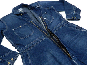 Lee Coverall Men's Reproduction of Union-All Long Sleeve Unlined Coveralls LM7213 LM7213-136 Fade-Denim