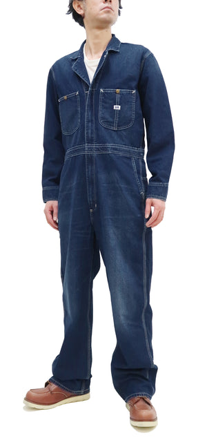 Lee Coverall Men's Reproduction of Union-All Long Sleeve Unlined Coveralls LM7213 LM7213-236 Faded-Denim