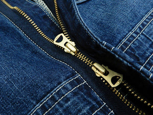 Lee Coverall Men's Reproduction of Union-All Long Sleeve Unlined Coveralls LM7213 LM7213-136 Fade-Denim