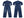 Lee Coverall Men's Reproduction of Union-All Long Sleeve Unlined Coveralls LM7213 LM7213-236 Faded-Denim