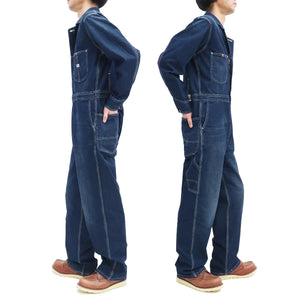 Lee Coverall Men's Reproduction of Union-All Long Sleeve Unlined Coveralls LM7213 LM7213-236 Faded-Denim