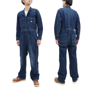 Lee Coverall Men's Reproduction of Union-All Long Sleeve Unlined Coveralls LM7213 LM7213-236 Faded-Denim