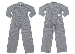 Lee Coverall Men's Reproduction of Union-All Long Sleeve Unlined Coveralls LM7213 LM7213-204 Hickory Stripe
