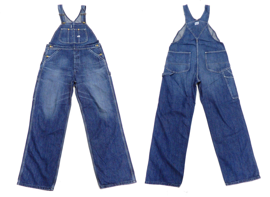 Lee Overalls Men's Casual Fashion Faded Denim Bib Overall High-Back LM7254 LM7254-1136