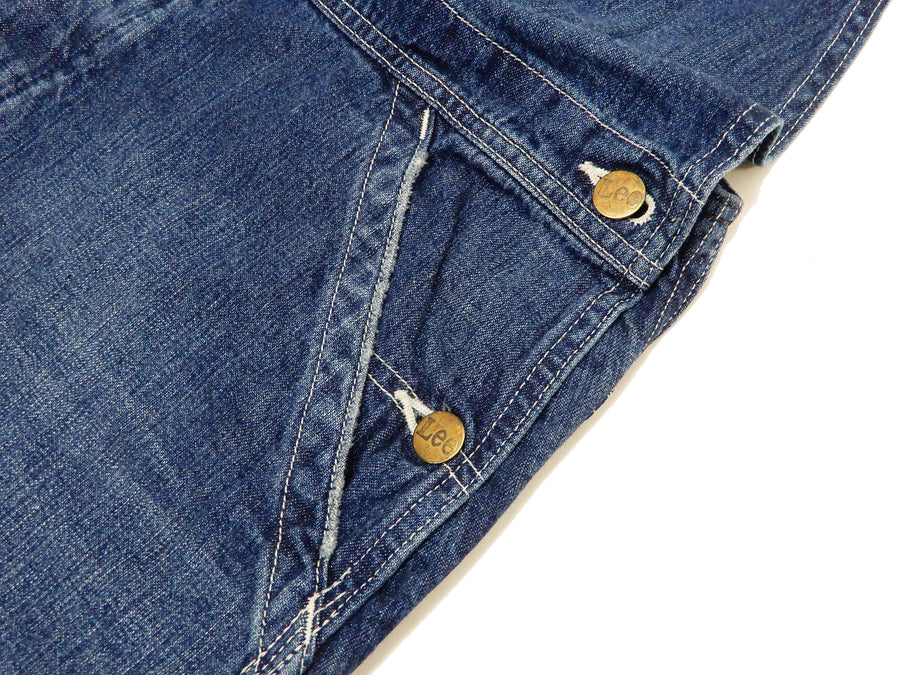 Lee Overalls Men's Casual Fashion Faded Denim Bib Overall High-Back LM7254 LM7254-1136