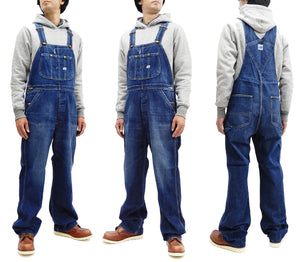 Lee Overalls Men's Casual Fashion Faded Denim Bib Overall High-Back LM7254 LM7254-1136