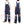 Lee Overalls Men's Casual Fashion Bib Overall High-Back LM7254 LM7254-2204 Indigo Twill with White Pinstripe Stitching