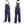 Lee Overalls Men's Casual Fashion Bib Overall High-Back LM7254 LM7254-2204 Indigo Twill with White Pinstripe Stitching