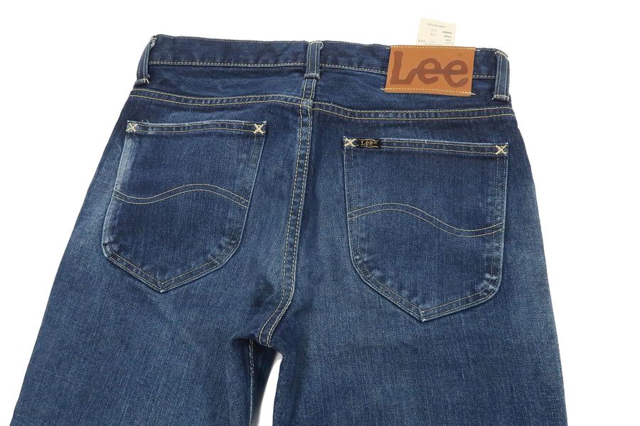 Lee Bootcut Jeans 102 LM8102 Men's Regular Fit Boot Cut Jean LM8102-526 Non-stretch Pre-Faded Blue Indigo Denim