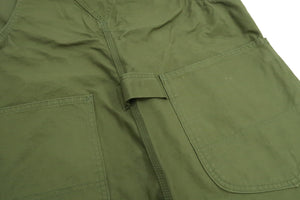 Lee Overalls Men's Casual Fashion Double Knee Duck Canvas Bib Overall High-Back LM8605 LM8605-121 Olive