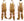 Lee Overalls Men's Casual Fashion Double Knee Duck Canvas Bib Overall High-Back LM8605 LM8605-145 Brown