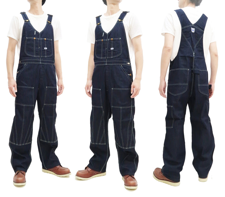 Lee Overalls Men's Casual Fashion Double Knee Denim Bib Overall 