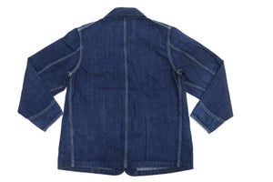 Lee Loco Jacket LT0659 Men's Chore Coat Unlined Railroad Work Jacket LT0659-336 Mid-Wash Faded Blue Denim