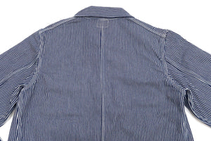 Lee Loco Jacket LT0659 Men's Chore Coat Unlined Railroad Work Jacket LT0659-304 Hickory Stripe Denim