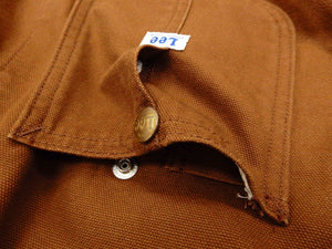 Lee Loco Jacket Men's Brown Duck Canvas Chore Coat Railroad Work Jacket LT0659 LT0659-168 Brown