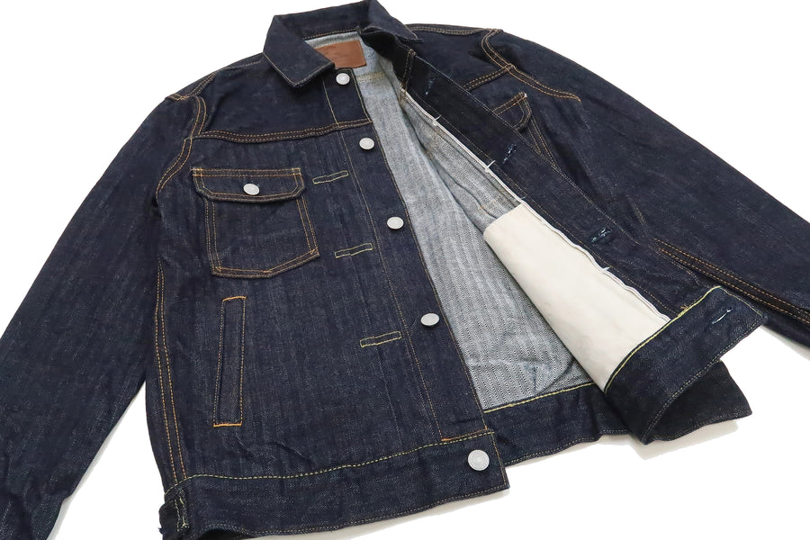 Momotaro Jeans Jacket Men's Modern Indigo Herringbone Denim Trucker Ja –  RODEO-JAPAN Pine-Avenue Clothes shop
