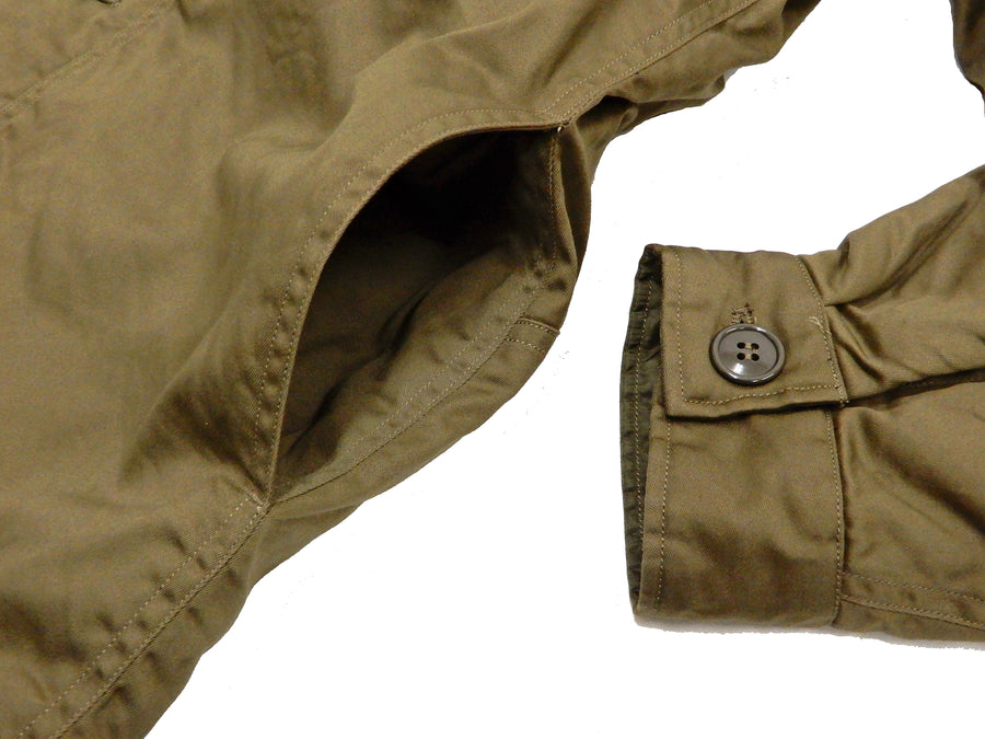 Moduct Jacket Men's Military Style Cotton Puffer Jacket Toyo Enterprises MO14876 Olive