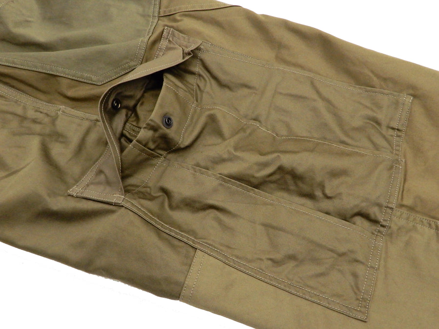 Men's Pockets Military Cargo Pant Elastic Waisted Relaxed Fit Pants 