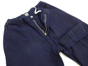 Momotaro Jeans Pants Men's Casual Dobby Fabric Relaxed-Tapered Easy Pants with Elastic Drawstring Waistt MPT1010M31 Indigo