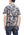 Momotaro Jeans Shirt Men's Short Sleeve Japanese Aloha Shirt Hawaiian Shirt MSS1010M31 Black