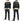 Hanatabi Gakudan Men's Japanese Souvenir Jacket Japanese ONE PIECE Sukajan Script OPSJ-003 Black