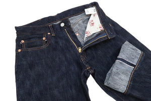 Kojima Genes Jeans Men's 19oz Selvedge Slub Denim Regular Fit Zipper-Fly Straight rnb1000rz RNB-1000RZ