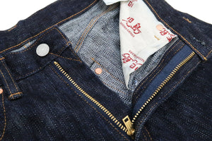 Kojima Genes Jeans Men's 19oz Selvedge Slub Denim Regular Fit Zipper-Fly Straight rnb1000rz RNB-1000RZ